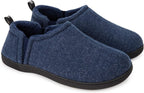 Herre Vinter Sutsko i Fleece | Sherpa-For & Memory Foam Indersål | Skridsikkert Indendørs Fodtøj Til Hjemmet | Vanero