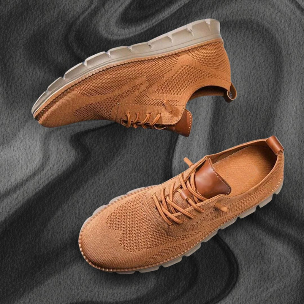 Herre Slip-On Sko | Tekstil-Syntetisk Overdel & EVA-Mellemsål | Sko Med Bred Tåboks Til Hverdagsgang & Fritid | Vanero