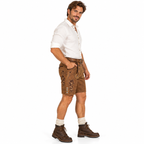 Herre Lederhosen Polyesterfiber | Traditionel Bayersk Stil Shorts | Oktoberfest Design Til Folkefester & Kulturelle Events | Vanero