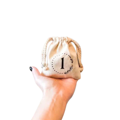 Adventskalender Taske Jul Aftenstrømpe | Hjemmedørdekoration | Vanero