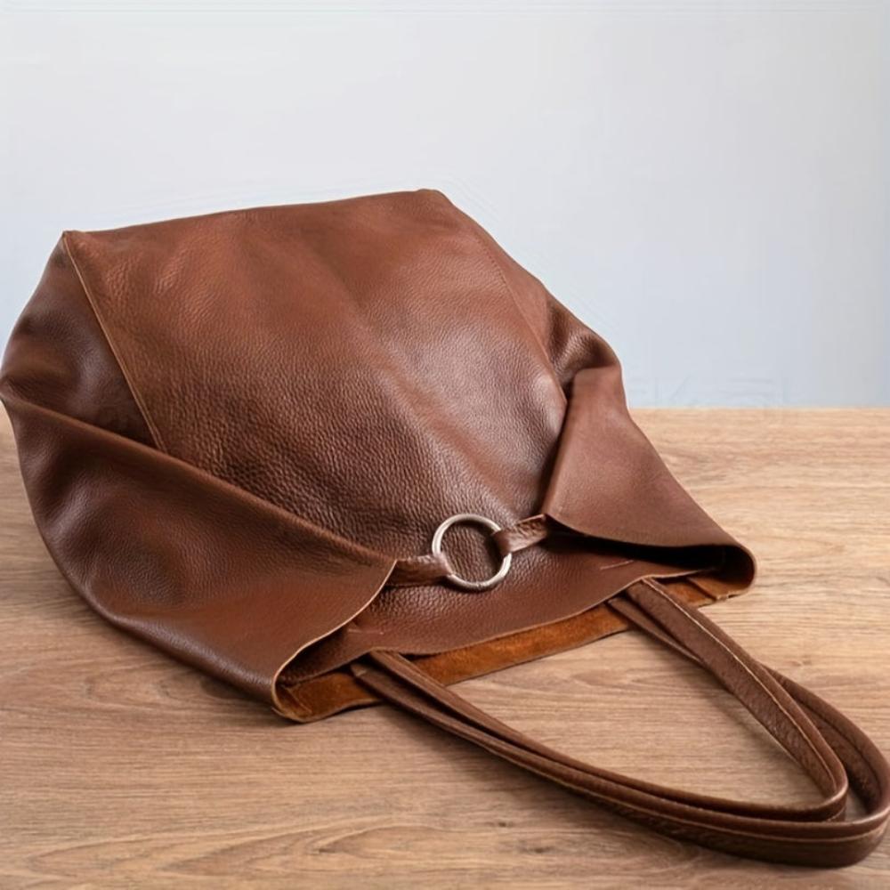 Rummelig Shopper Taske | Minimalistisk Design | Inkl. Clutch | Vanero