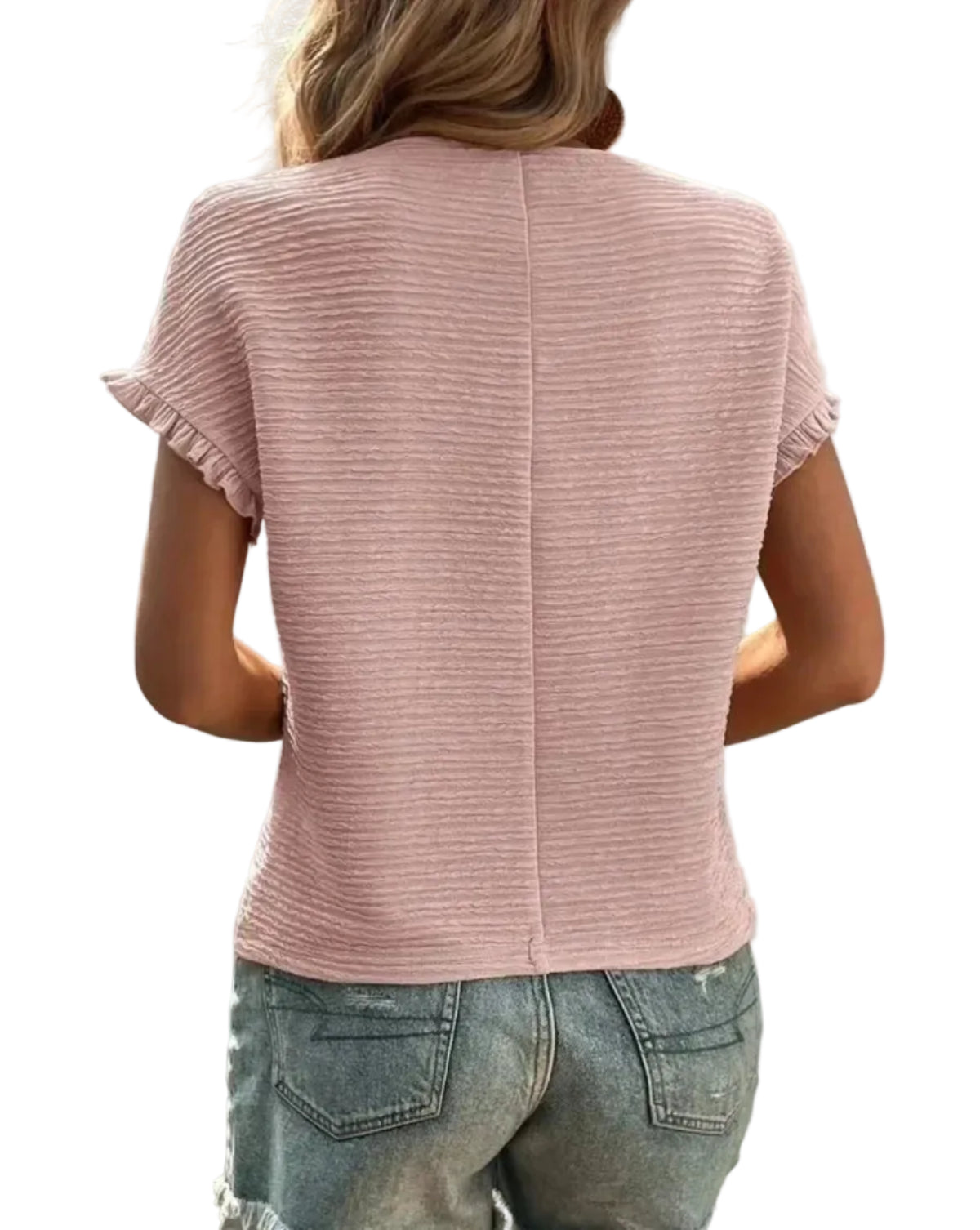 Dame T-Shirt I Bomuld | Regular Fit T-Shirt Med Rund Hals Til Hverdagsbrug | Sommerbasis | Vanero