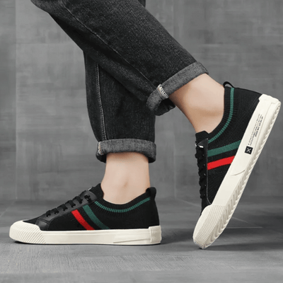 Jon | Stilfulde Stribede Sneakers l Vanero