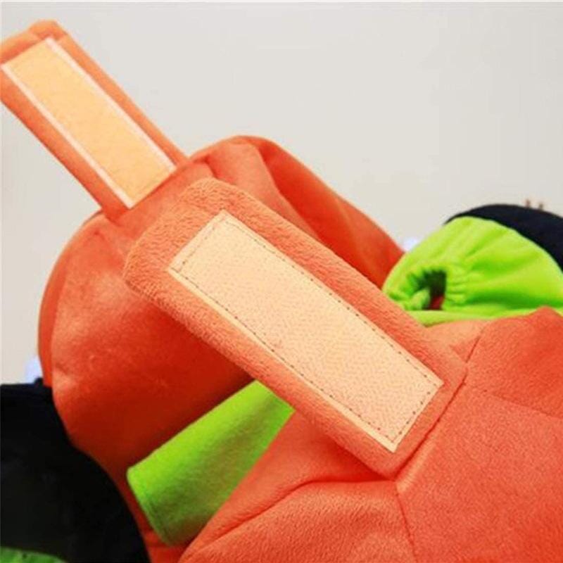 Hundekostume Fleece & Plys | Græskar Kostume med Stilk-Hætte | Halloween, Temafester & Sæsonaktiviteter | Vanero