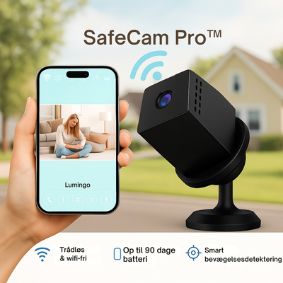 SafeCam Pro | Altid sikret – selv uden internet eller strøm | Vanero