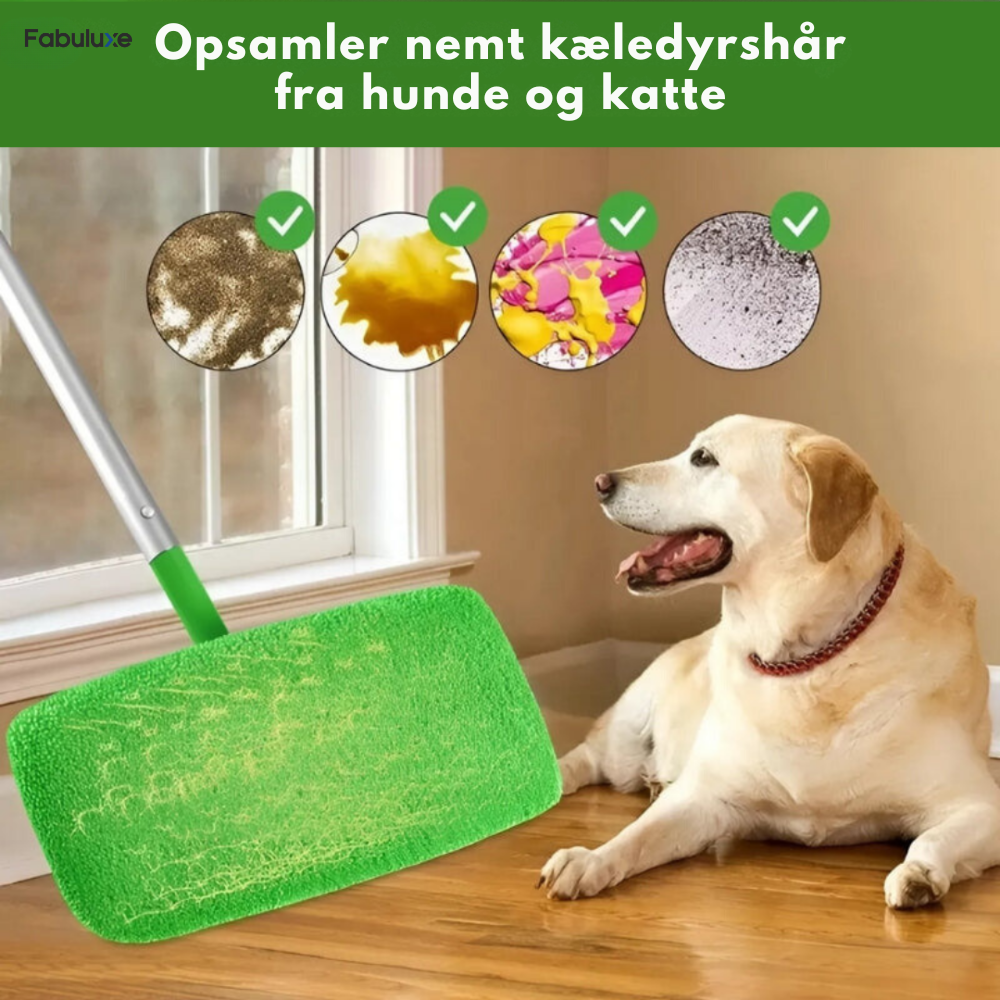 CleanSweep | Spar penge med den genanvendelige klude til Swiffer - Sæt med 4 stk l Vanero