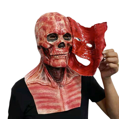 Dobbeltlags | Kraniemaske til Halloween | Vanero