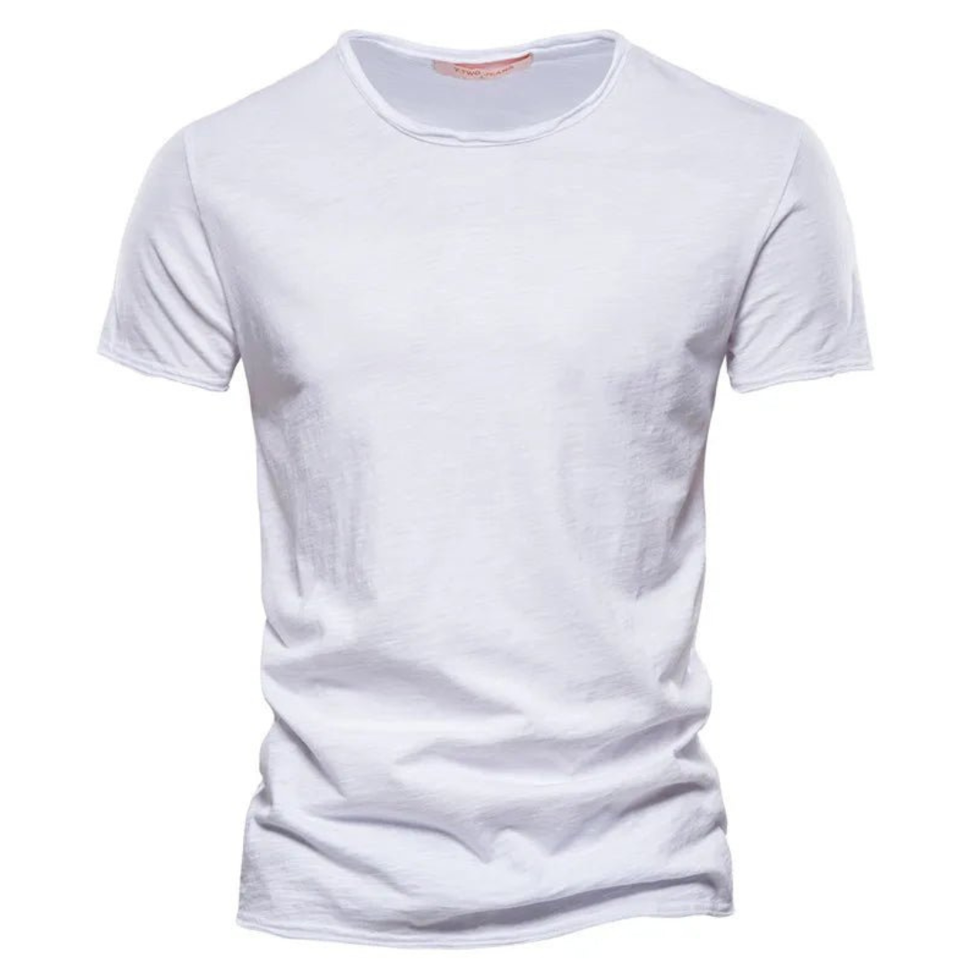 Gabriel | Stilfuld T-shirt med rund hals l Vanero
