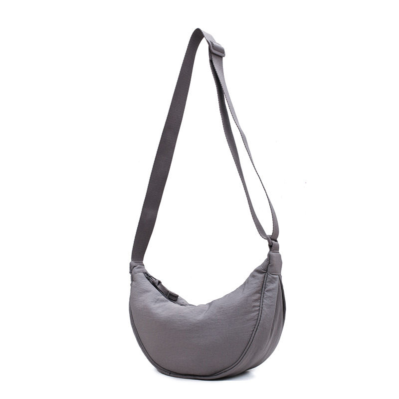 Dame Crossbody Taske i Polyester & Nylon | Justerbar Rem & Flere Lommer | Kompakt Sling Skuldertaske Til Hverdagsbrug | Vanero