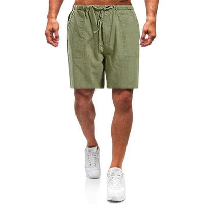 LinoFit l Herre Leinen Shorts l Vanero