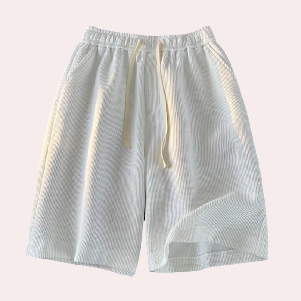 Rufus Polyesterfiber | Afslappet Pasform Herreshorts | Justerbar Talje & Flere Lommer til Hverdagsbrug | Vanero