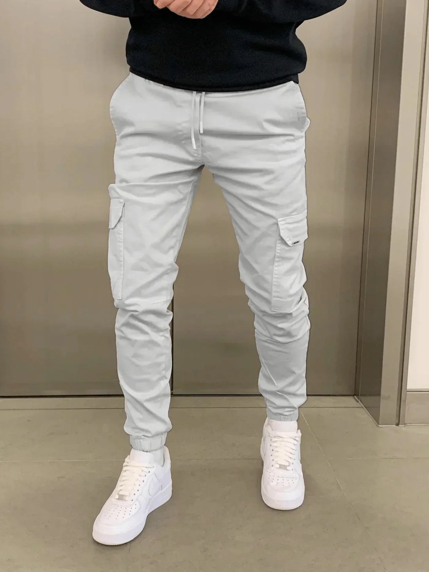 Malthe | Komfortable Cargo Joggers med Elastisk Talje l Vanero