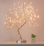 LEDBonsai Bordlampe | Bonsaitræ Lampe Med Varm LED Belysning | USB Eller Batteridrevet | Vanero
