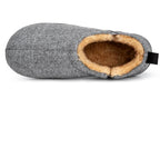 Herre Vinter Sutsko i Fleece | Sherpa-For & Memory Foam Indersål | Skridsikkert Indendørs Fodtøj Til Hjemmet | Vanero