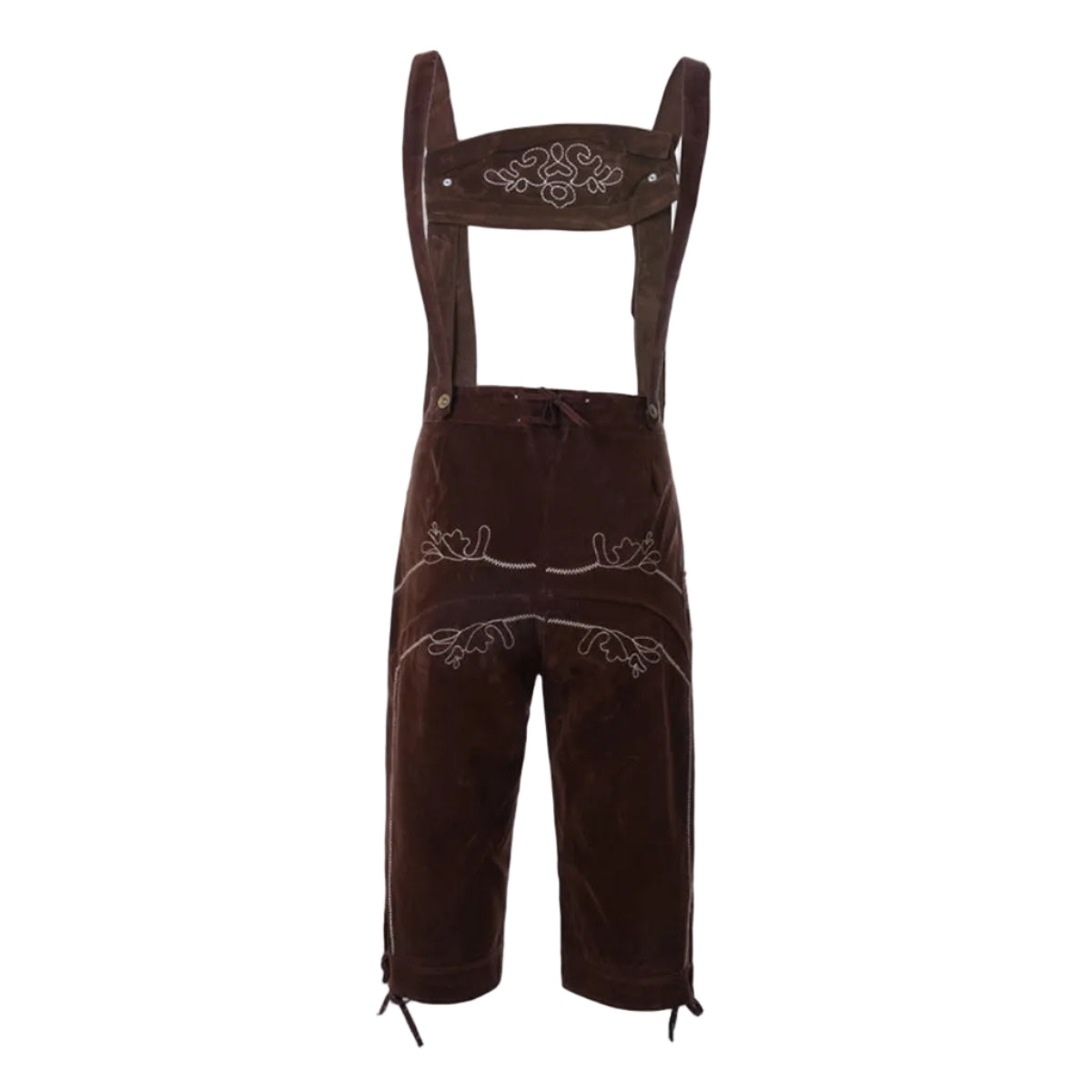 Herre Bayersk Oktoberfest-Sæt | Traditionelle Shorts Med Seler | Til Festivaler & Temabegivenheder | Vanero