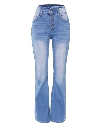 Kerryl | Bootcut-jeans med høj talje l Vanero