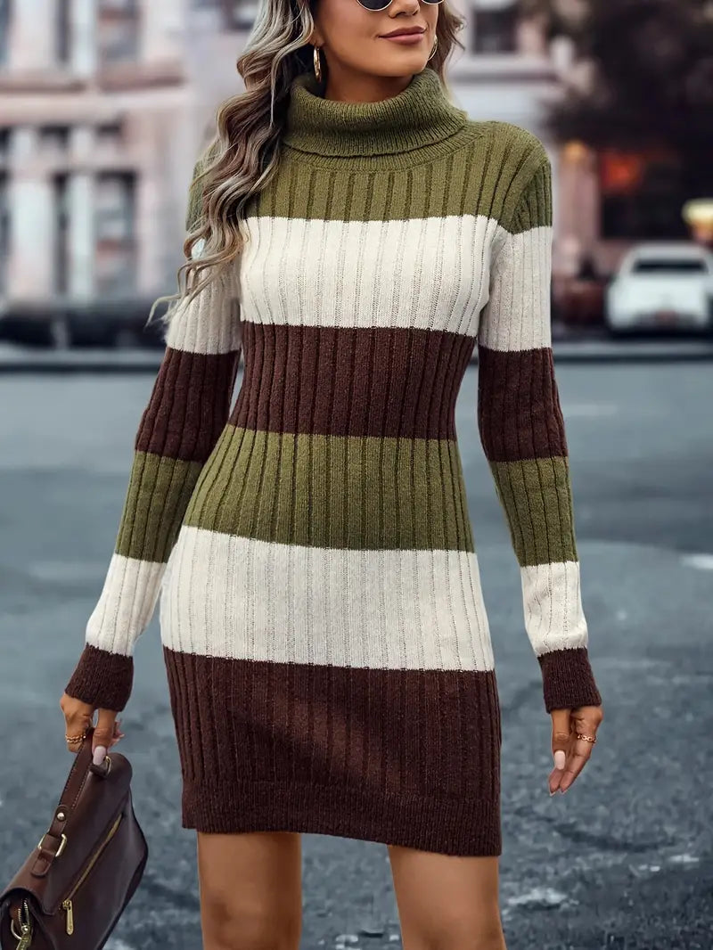 Gemma l Elegant bodycon-minikjole til damer med lange ærmer l Vanero