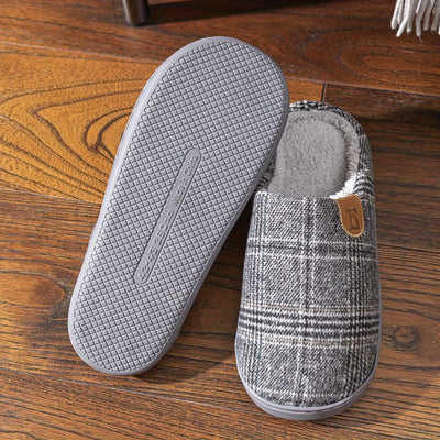 CozyStep | Bløde plys hjemmesko med fluffy foring - perfekt til efterår og vinter l Vanero