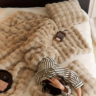 Luna Fleece l Luksus tæppe af imiteret pels l Vanero