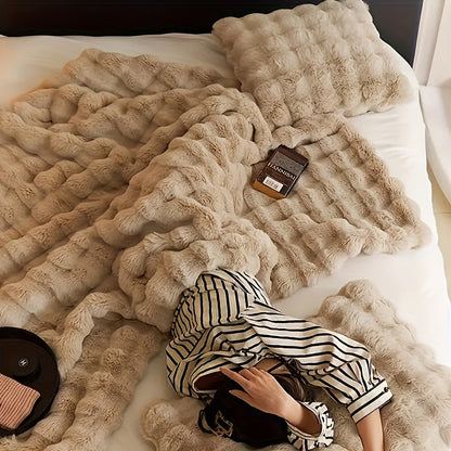 Luna Fleece l Luksus tæppe af imiteret pels l Vanero