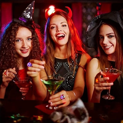 Lysende | Halloweenringe og Brocher | Vanero