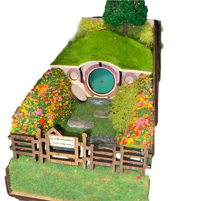 MiniScape Bogstativer | Håndlavede Dekorative Bogholdere med Mikrolandskabsdesign | Vanero