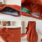 Dame Crossbody Taske i Polyester & Nylon | Justerbar Rem & Flere Lommer | Kompakt Sling Skuldertaske Til Hverdagsbrug | Vanero