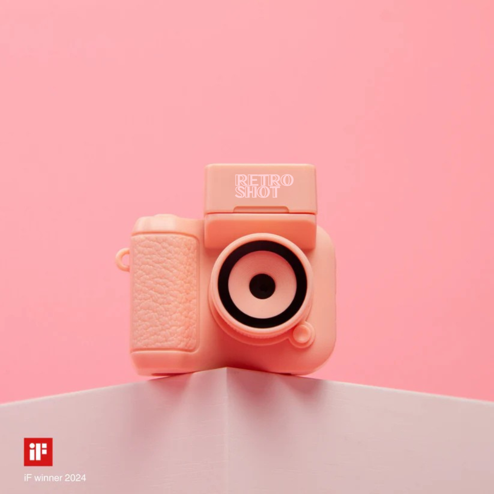 Digitalt Mini Kamera Med Retrodesign | USB-Genopladeligt & microSD-Kompatibelt | Foto Video & Rejseoptagelser | Vanero