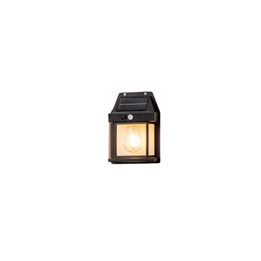 Solcelle Bevægelsessensor Lampe Udendørs Armatur | IP65 Vejrbestandig Solcelle Konstruktion | Indkørsel Sti Have & Terrassebelysning | Vanero