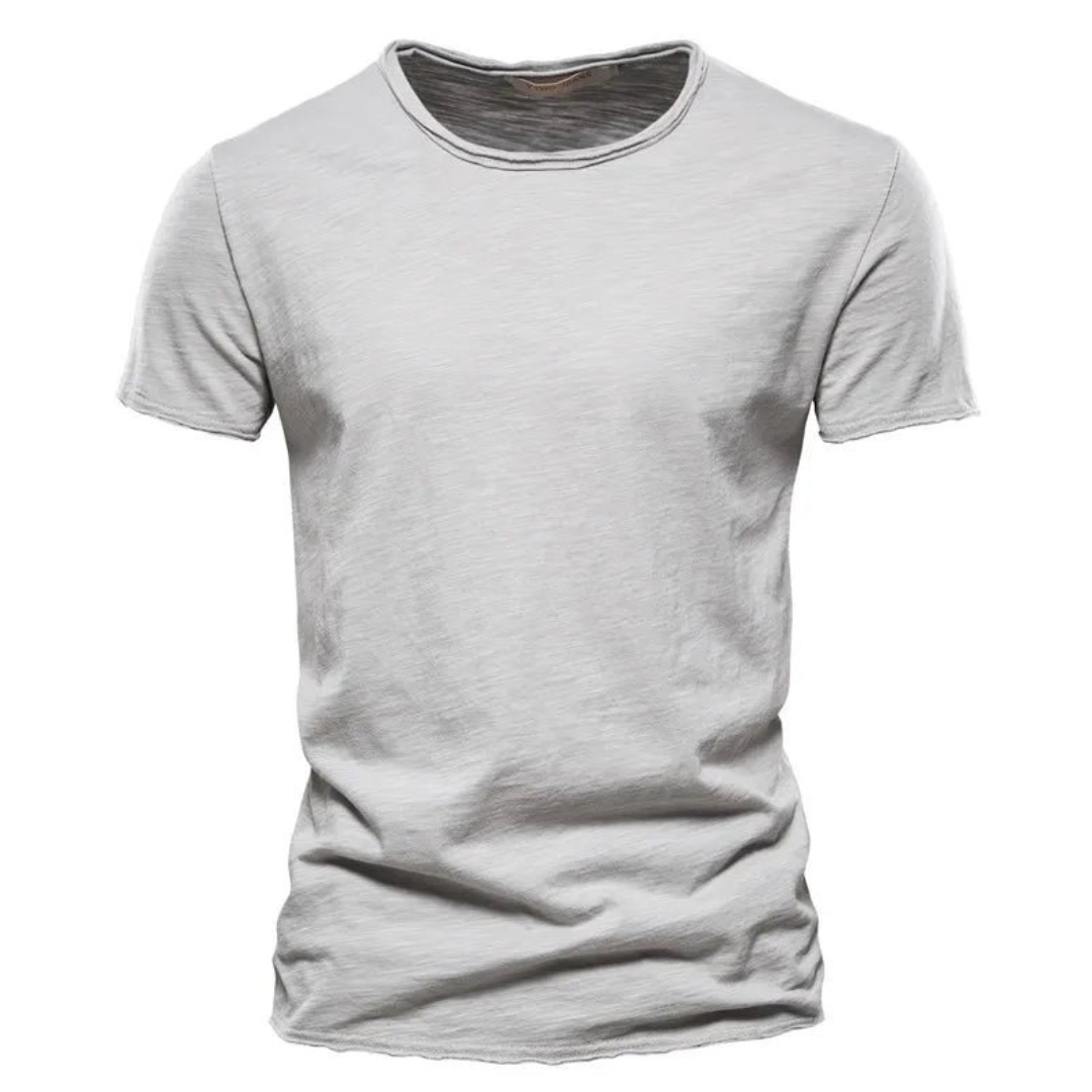 Gabriel | Stilfuld T-shirt med rund hals l Vanero