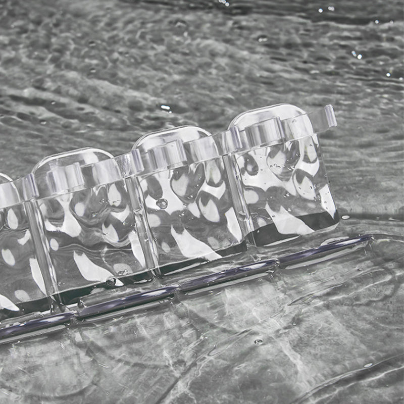RowRack | Plast Væg Stativ Eksklusiv Pladsbesparende Organizer Sort Finish | Vanero