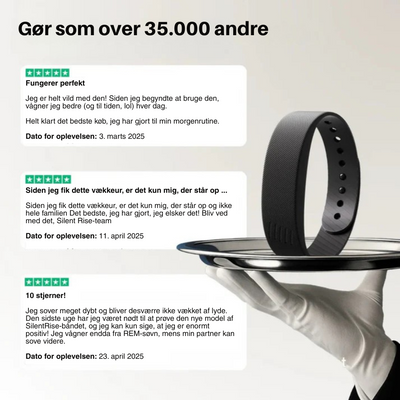 SilentRise | Den smarte vibrerende vækkeur til dybdesovere | Vanero