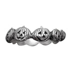 Græskarring Legeringsmetal | Justerbar Pasform Ring | Halloween Inspireret Design Til Temafester & Cosplay | Vanero