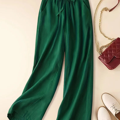 Tina l Relaxed Linen Pants l Vanero