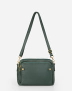Dame Crossbody Taske PU-Læder | Multi-Rums Rejsetaske Design | Justerbar Rem Til Hverdag & Rejser | Vanero