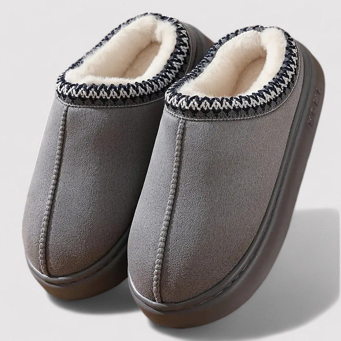 Mira Gummi, Polyester & Bomuldsblanding | Unisex Pasform Tøfler | Skridsikker Sål Med Blød Foring til Hjemmebrug & Afslapning | Vanero