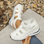 Lone Sandaler i Syntetisk Materiale | Regular Fit Damefodtøj | Åbent Design til Hverdags- & Fritidsbrug | Vanero