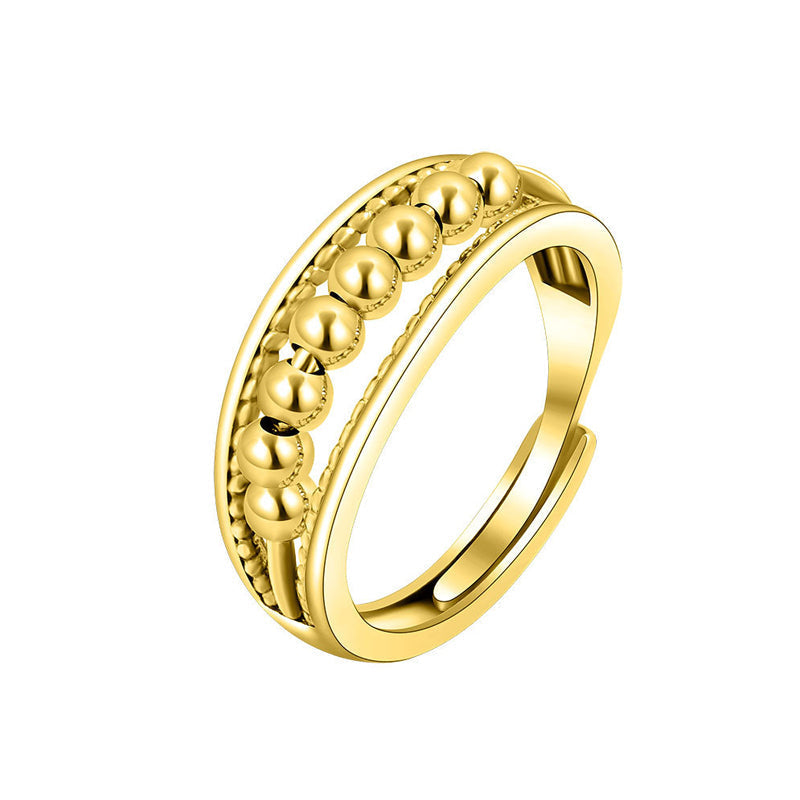 Angstlindrende Ring | Snurrende Perler | Vanero