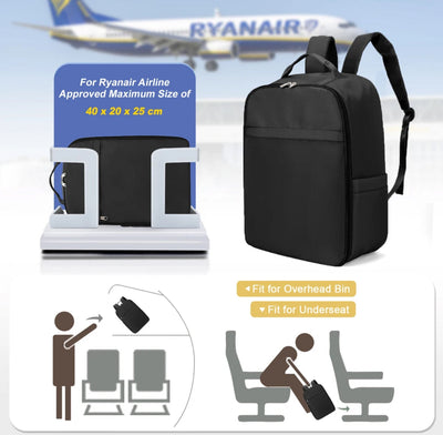 Easyjet Håndbagage | 45x36x20 Rejserygsæk | Vanero