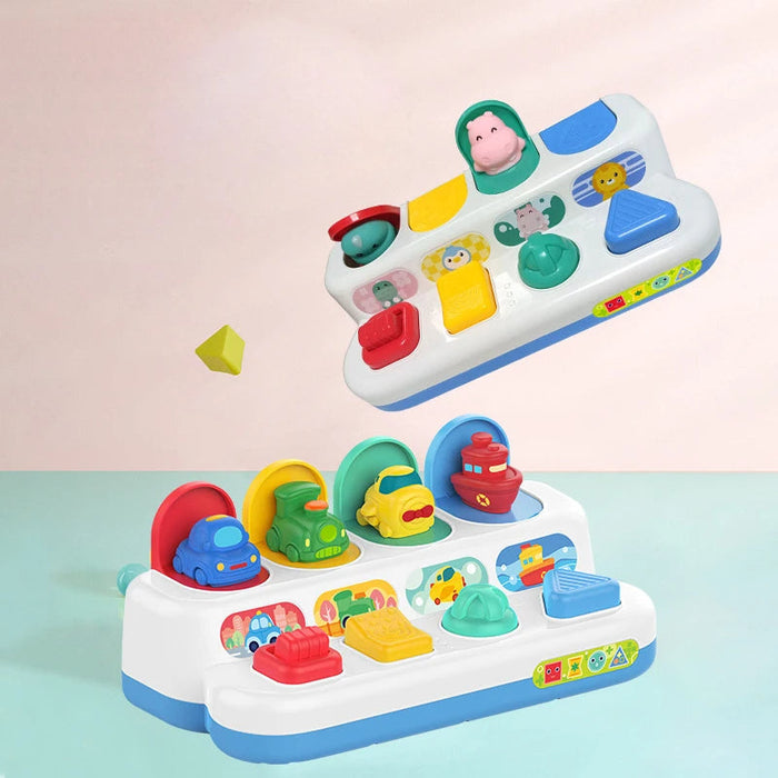 Baby Sanselegetøj Med Knapper | BPA Fri Tryklegetøj Til Finmotorik | Leg & Aktiviteter På Farten | Vanero