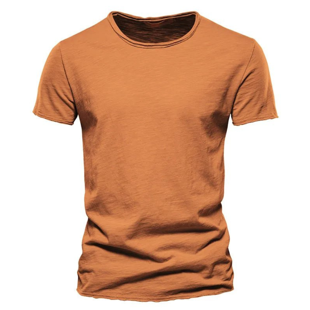 Gabriel | Stilfuld T-shirt med rund hals l Vanero