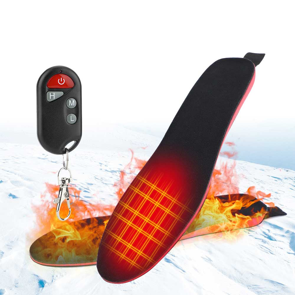 Genopladelige Varmeindlægssåler | 3 Justerbare Varmeniveauer Op Til 55°C | 2100mAh Fodvarmere Til Vinterbrug | Vanero