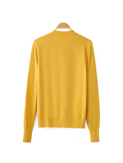 V-hals l strikket cardigan l Vanero