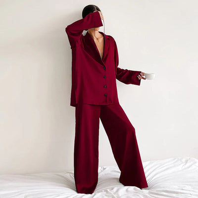 NightFine | Satin silke pyjamas l Vanero