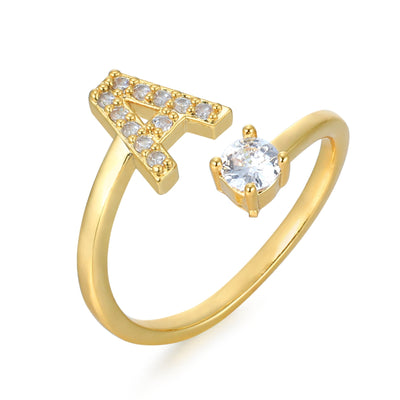 Bogstav Ring | Elegant & Unik Smykke | Vanero