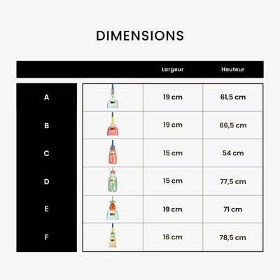 Designerpendel Aura med farvet glas l Moderne og energieffektiv til ethvert rum! l Vanero
