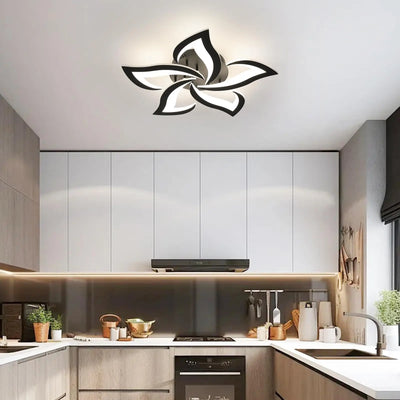 AcrylicGleam | Moderne loftlampe med fjernbetjening og LED-lys | Vanero