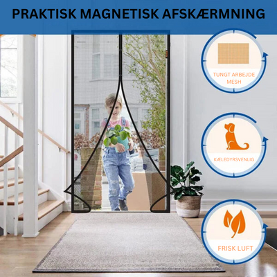 Magnetisk Skærm | Effektiv Beskyttelse mod Insekter til Dit Hjem | Vanero