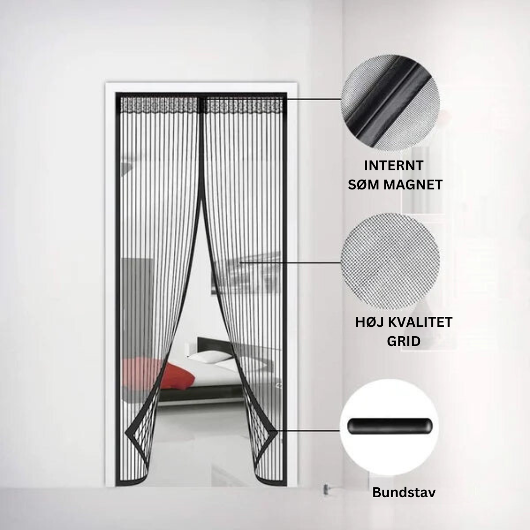 Magnetisk Skærm | Effektiv Beskyttelse mod Insekter til Dit Hjem | Vanero