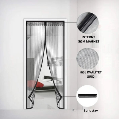 Magnetisk Skærm | Effektiv Beskyttelse mod Insekter til Dit Hjem | Vanero